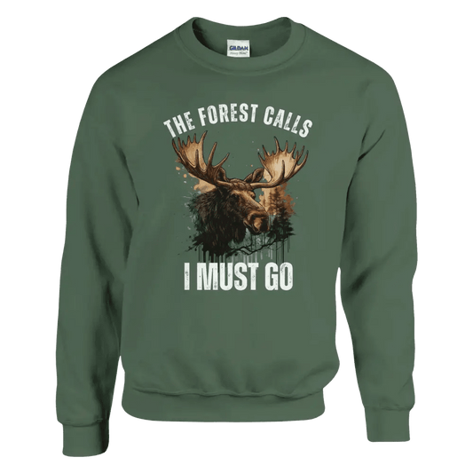 The Forest Calls – Moose Edition - Sweatshirt - Rather Be In Finland