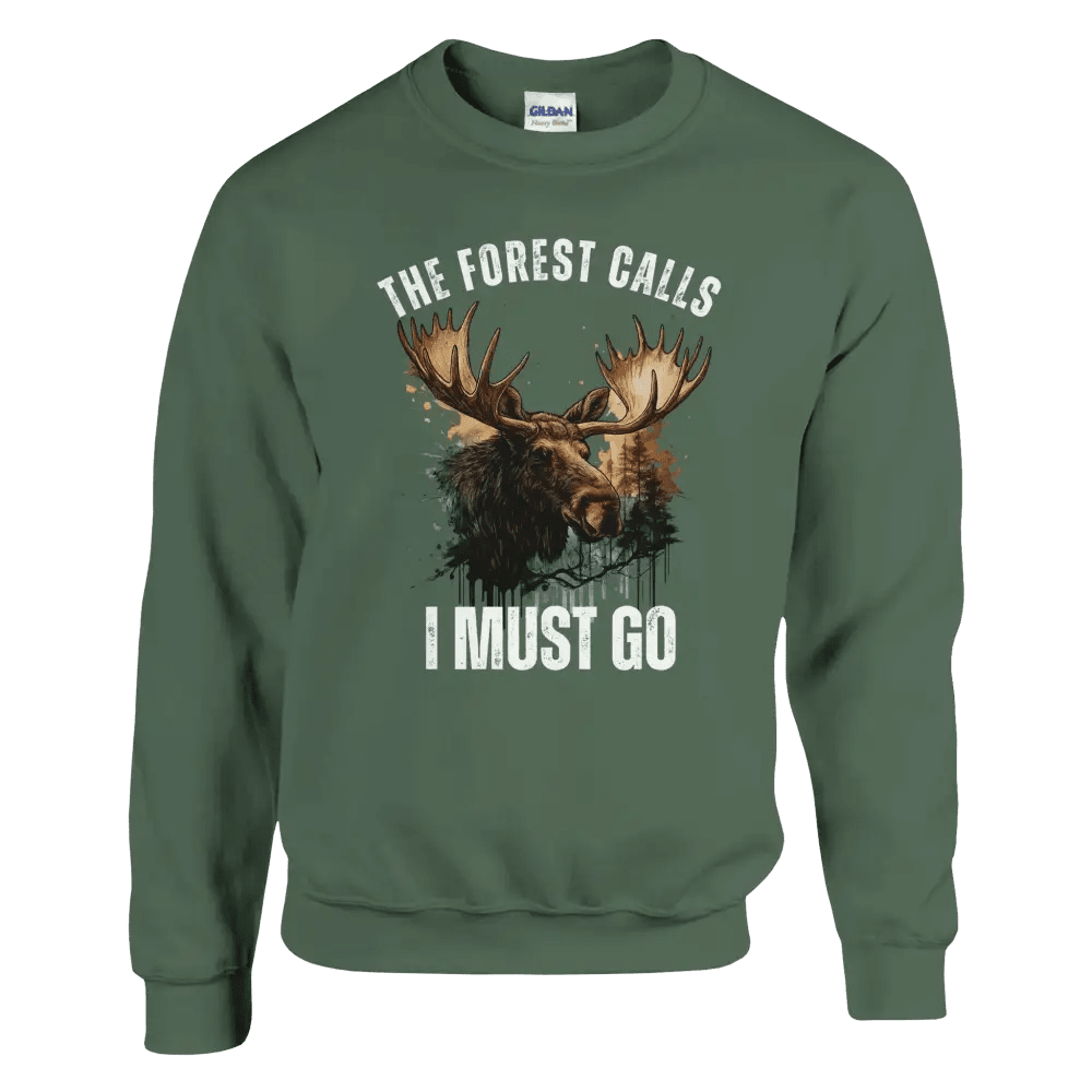 The Forest Calls – Moose Edition - Sweatshirt - Rather Be In Finland