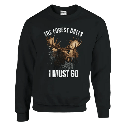 The Forest Calls – Moose Edition - Sweatshirt - Rather Be In Finland