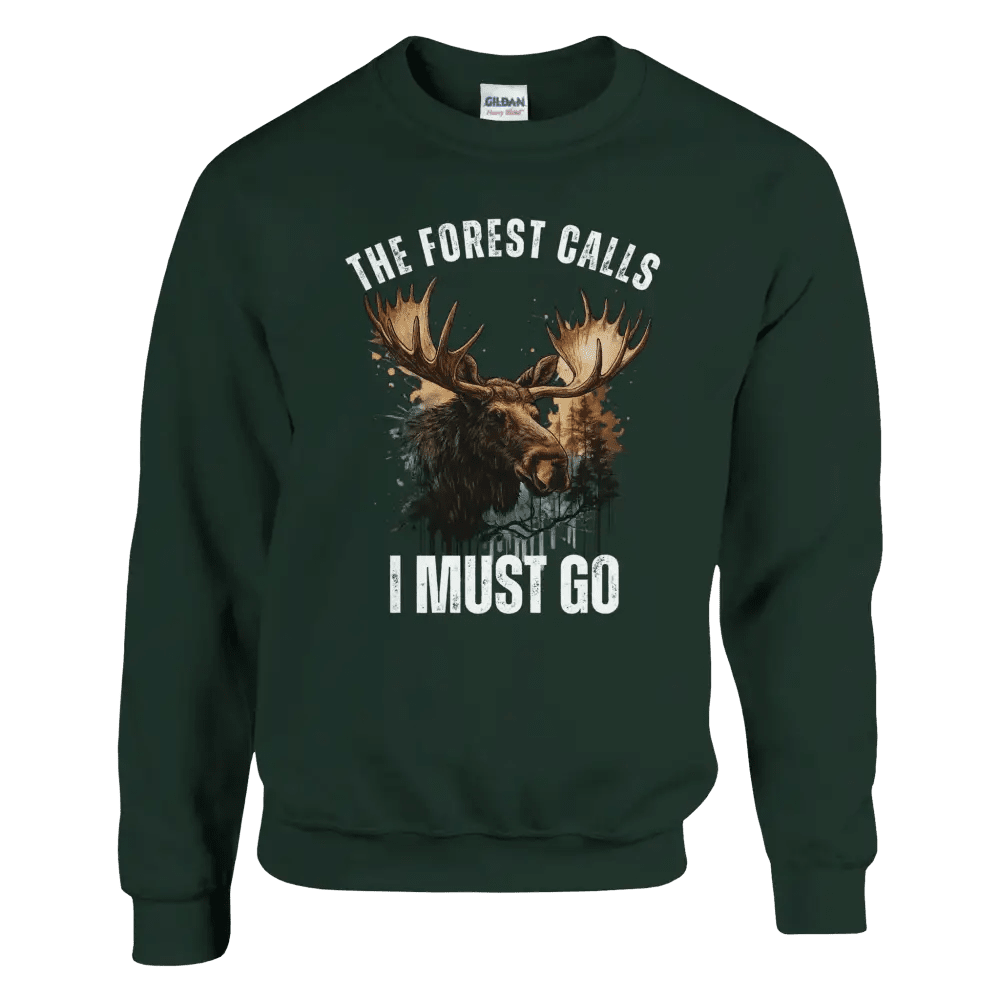 The Forest Calls – Moose Edition - Sweatshirt - Rather Be In Finland