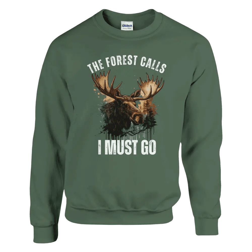 The Forest Calls – Moose Edition - Sweatshirt - Rather Be In Finland