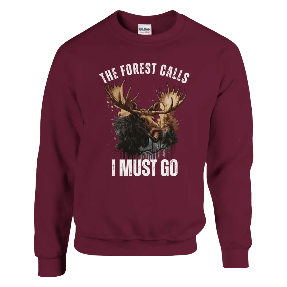 The Forest Calls – Moose Edition - Sweatshirt - Rather Be In Finland