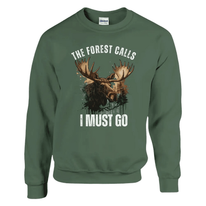 The Forest Calls – Moose Edition - Sweatshirt - Rather Be In Finland