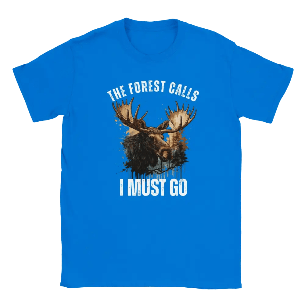 The Forest Calls – Moose Edition - T-shirt - Rather Be In Finland