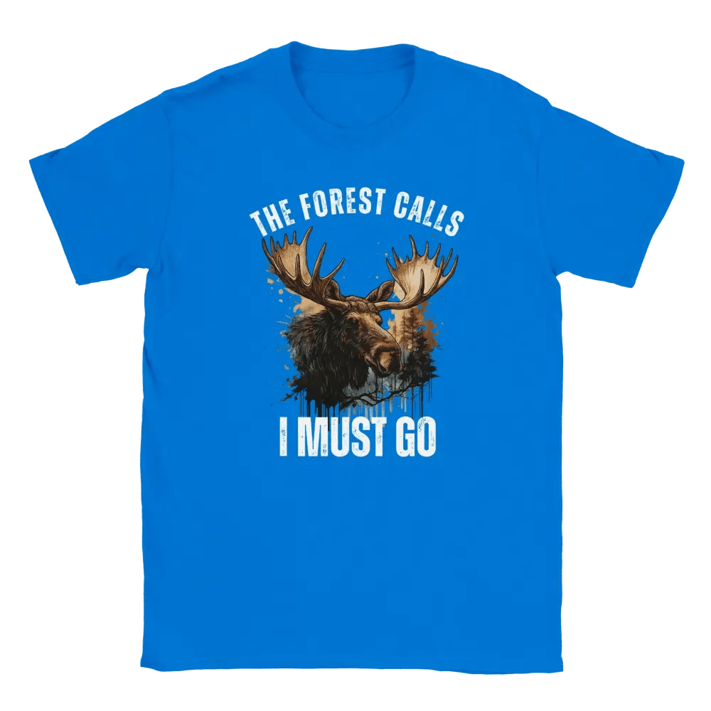 The Forest Calls – Moose Edition - T-shirt - Rather Be In Finland