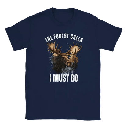 The Forest Calls – Moose Edition - T-shirt - Rather Be In Finland