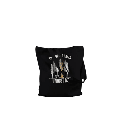 The Forest Calls - Premium Tote Bag Black - Rather Be In Finland