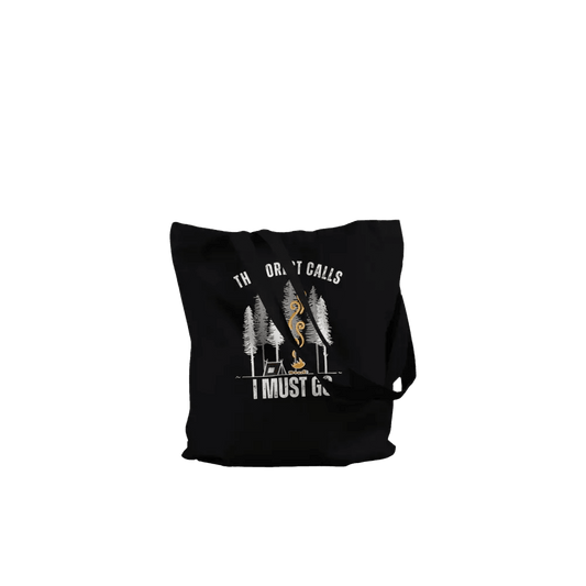 The Forest Calls - Premium Tote Bag Black - Rather Be In Finland