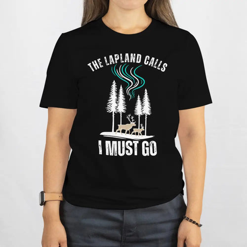 The Lapland Calls – I Must Go - T-shirt - Print Material - Rather Be In Finland
