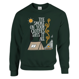 Produktbild: Sweatshirt mit dem Motiv „The Smoke On Your Clothes“ von Rather Be in Finland