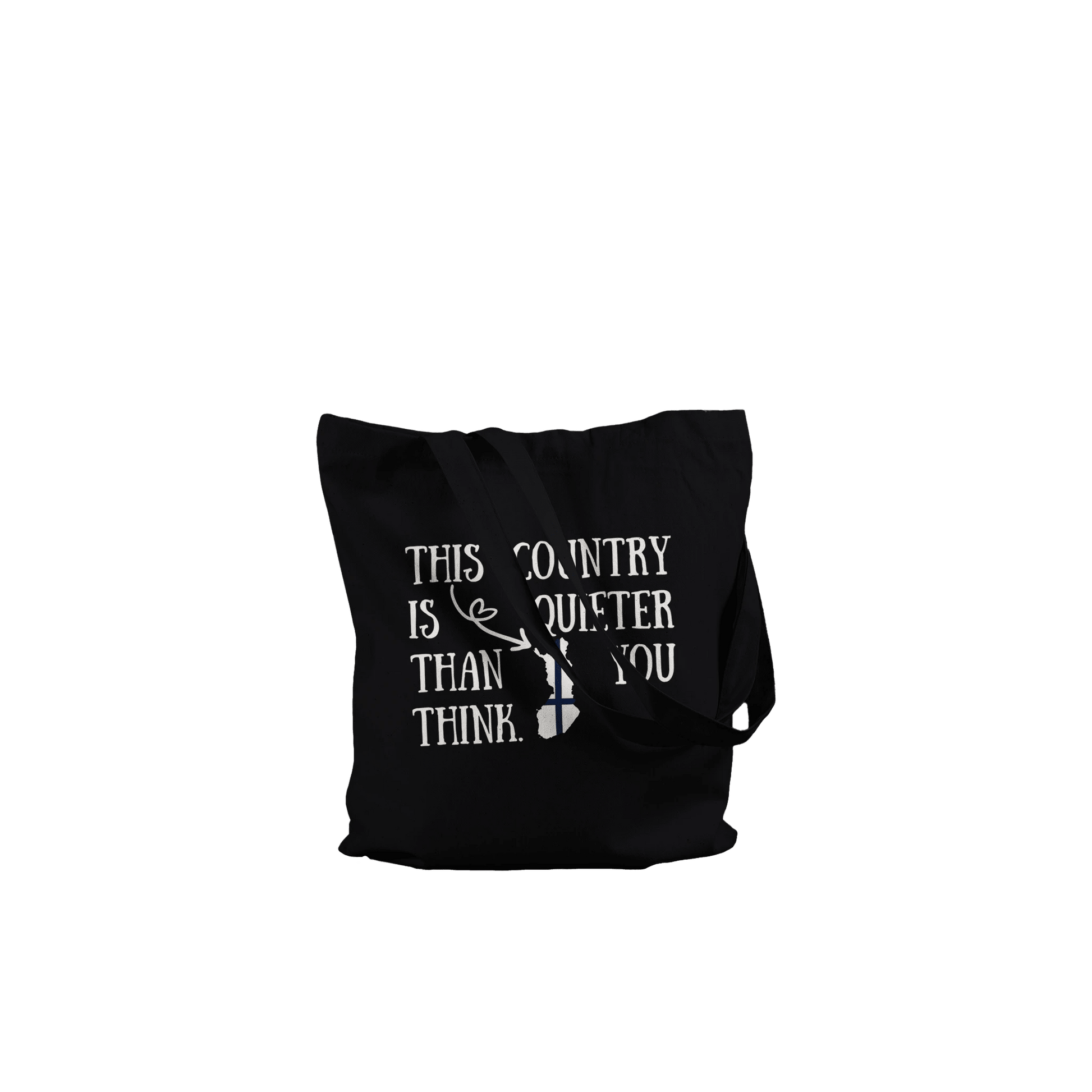 This Country Is Quiet - Premium Tote Bag - Rather Be In Finland