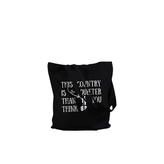 This Country Is Quiet - Premium Tote Bag - Rather Be In Finland