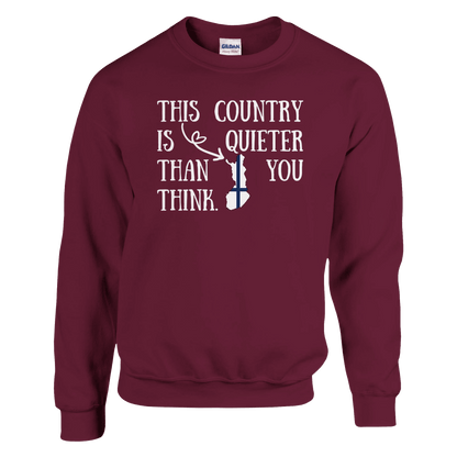 This Country Is Quiet - Sweatshirt - Rather Be In Finland