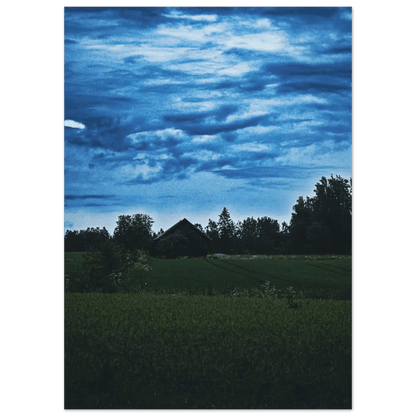 Twilight Over Finnish Fields - Poster - Rather Be In Finland