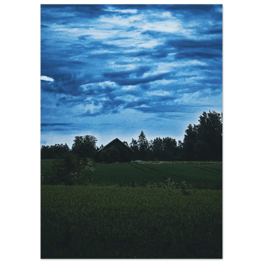 Twilight Over Finnish Fields - Poster - Rather Be In Finland