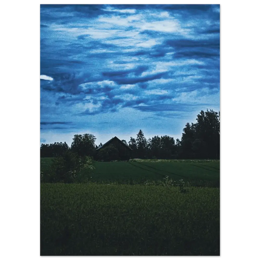 Twilight Over Finnish Fields - Poster - Rather Be In Finland