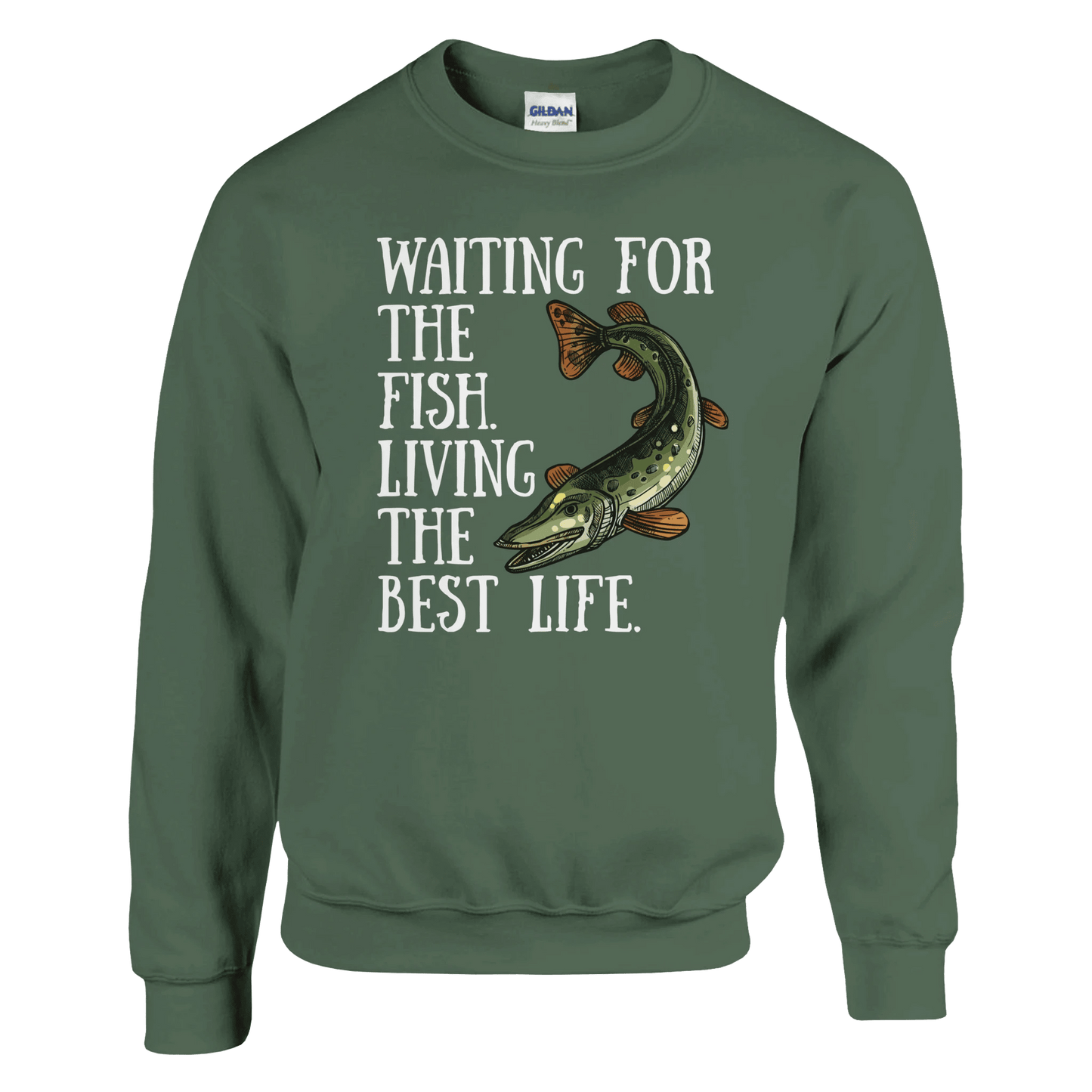 Waiting for the Fish - Sweatshirt - Rather Be In Finland