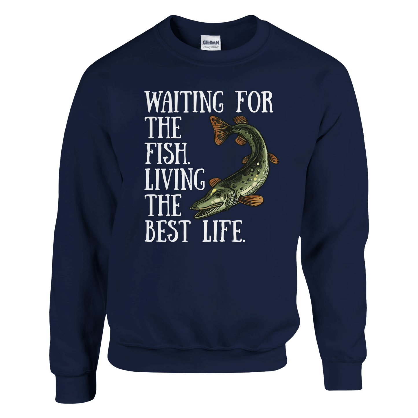 Waiting for the Fish - Sweatshirt - Rather Be In Finland