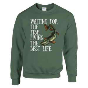 Waiting for the Fish - Sweatshirt - Rather Be In Finland