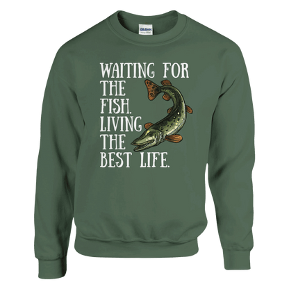 Waiting for the Fish - Sweatshirt - Rather Be In Finland