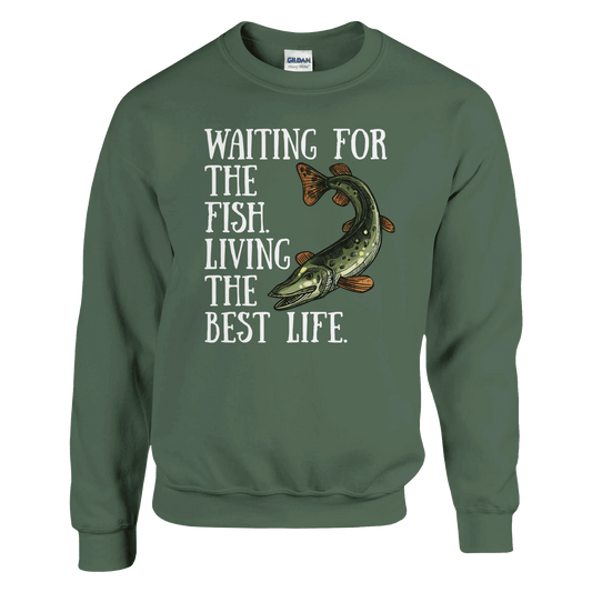 Waiting for the Fish - Sweatshirt - Rather Be In Finland