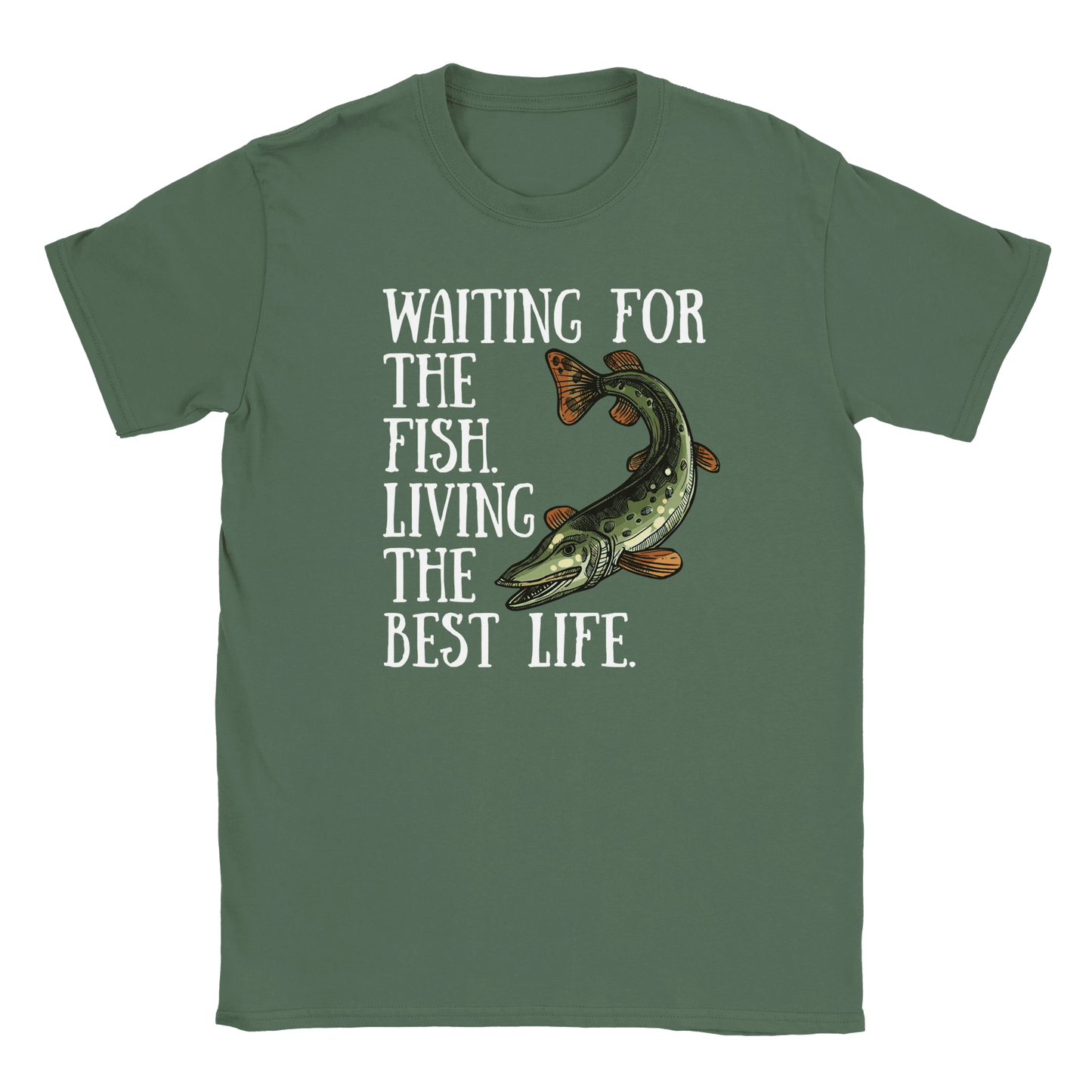 Waiting for the Fish - T-shirt - Rather Be In Finland