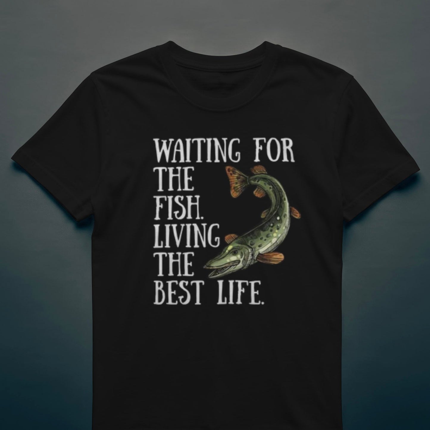 Waiting for the Fish - T-shirt - Rather Be In Finland
