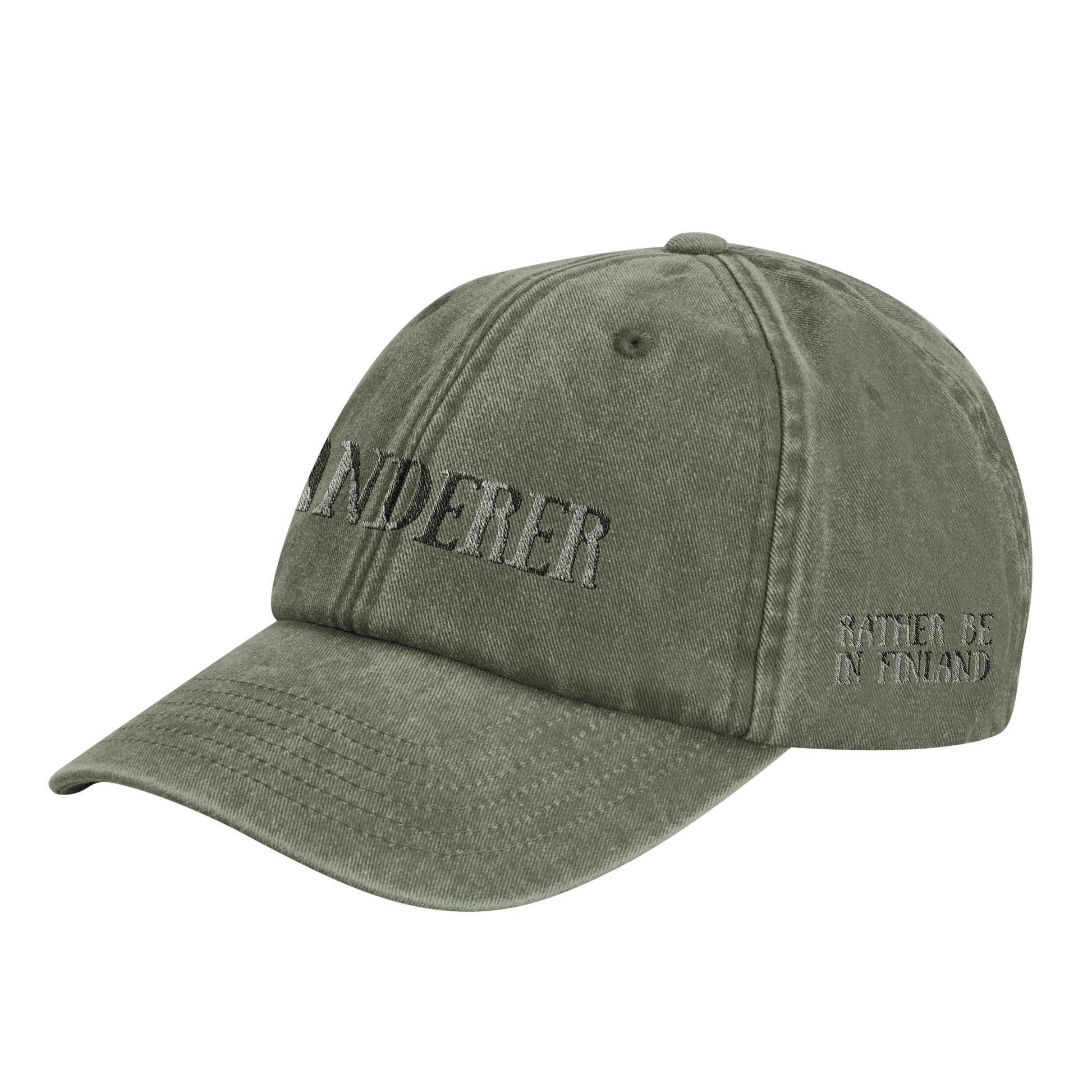 Wanderer - Vintage Cotton Dad Hat - Rather Be In Finland