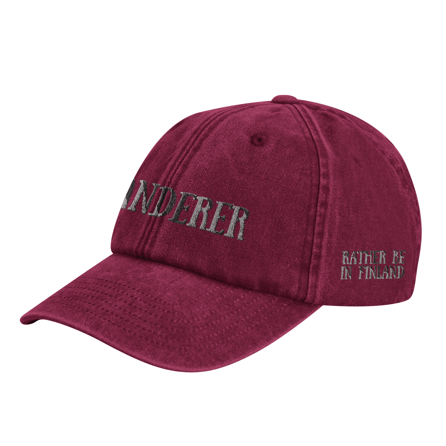 Wanderer - Vintage Cotton Dad Hat - Rather Be In Finland