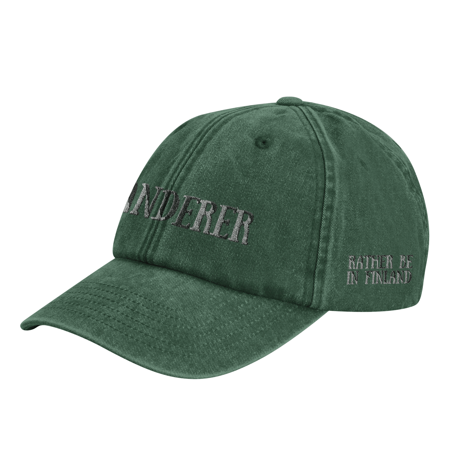 Wanderer - Vintage Cotton Dad Hat - Rather Be In Finland