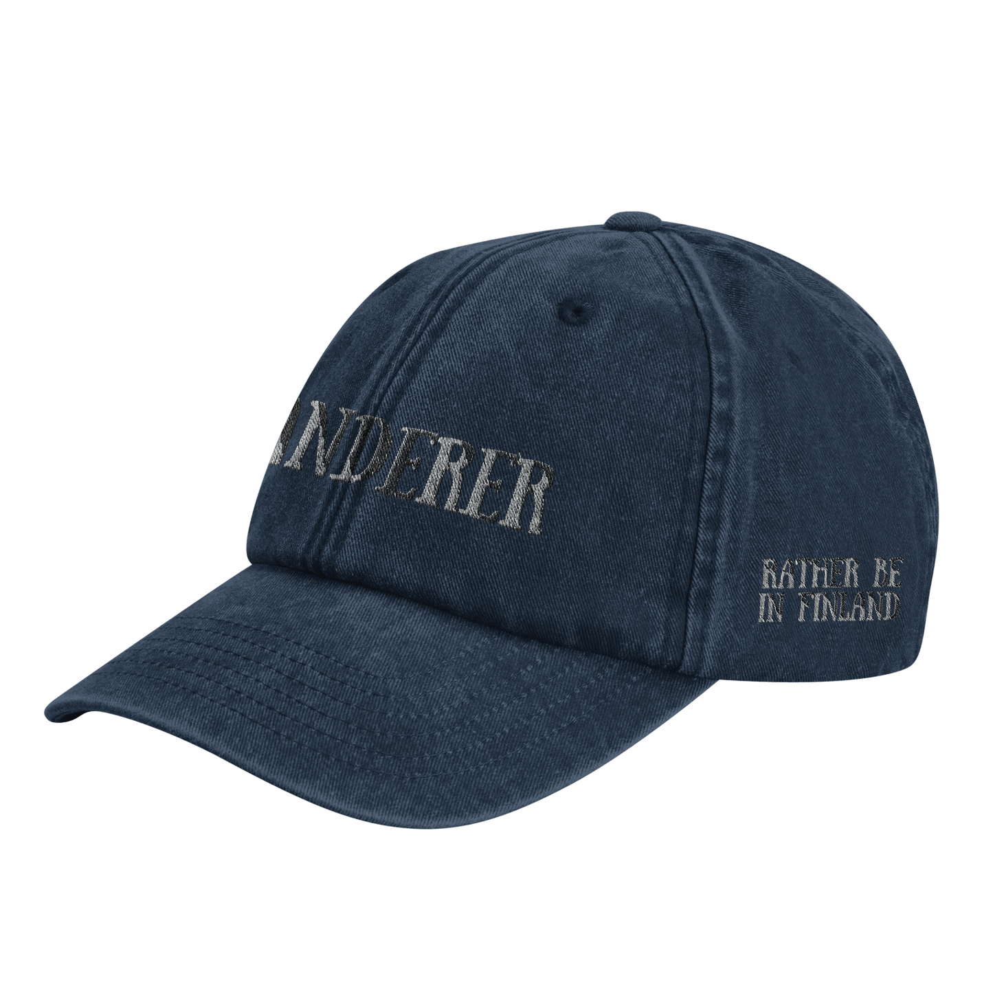 Wanderer - Vintage Cotton Dad Hat - Rather Be In Finland