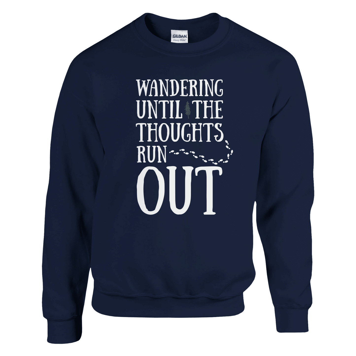 Wandering Until the Thoughts Run Out - Sweatshirt - Rather Be In Finland
