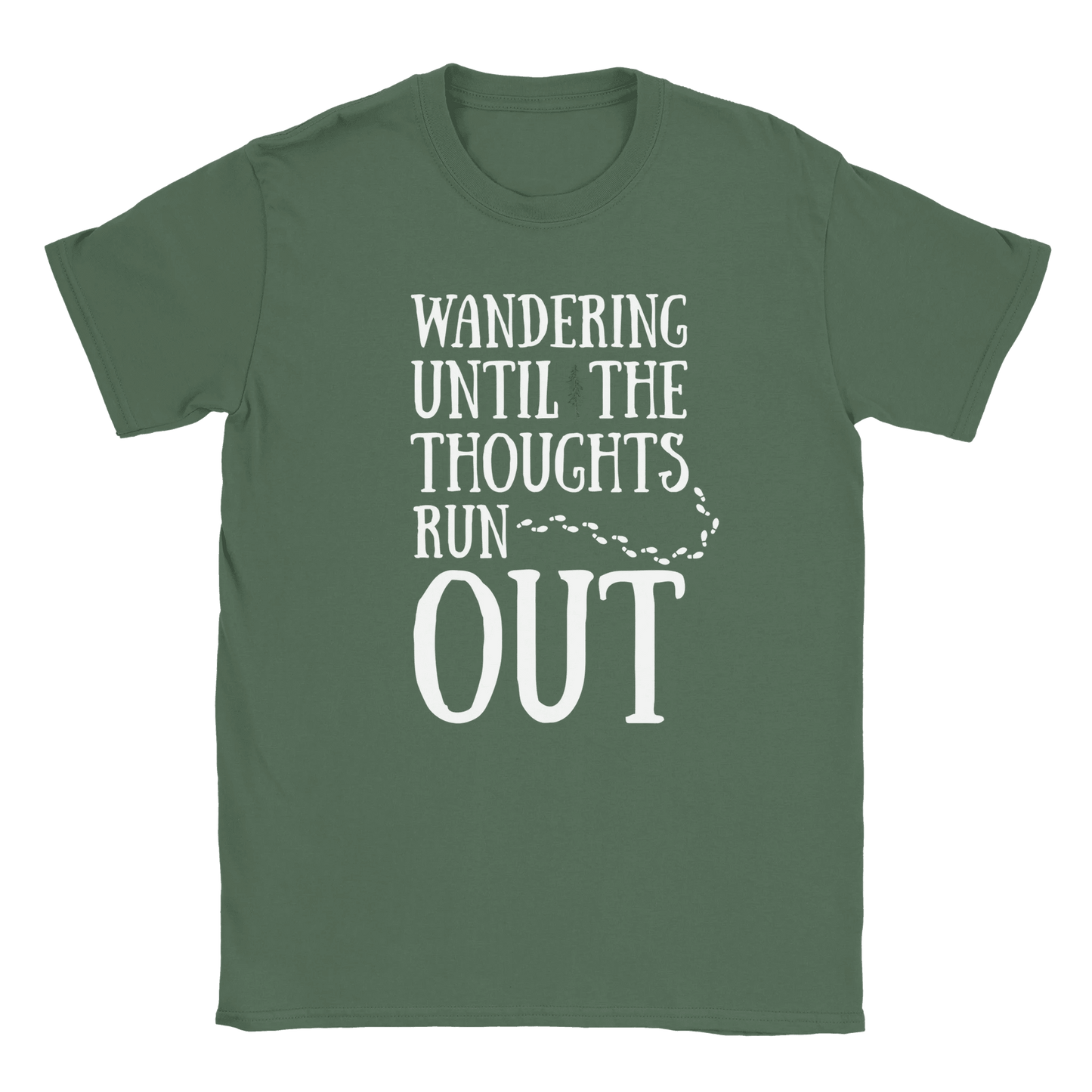 Wandering Until the Thoughts Run Out - T-shirt - Rather Be In Finland