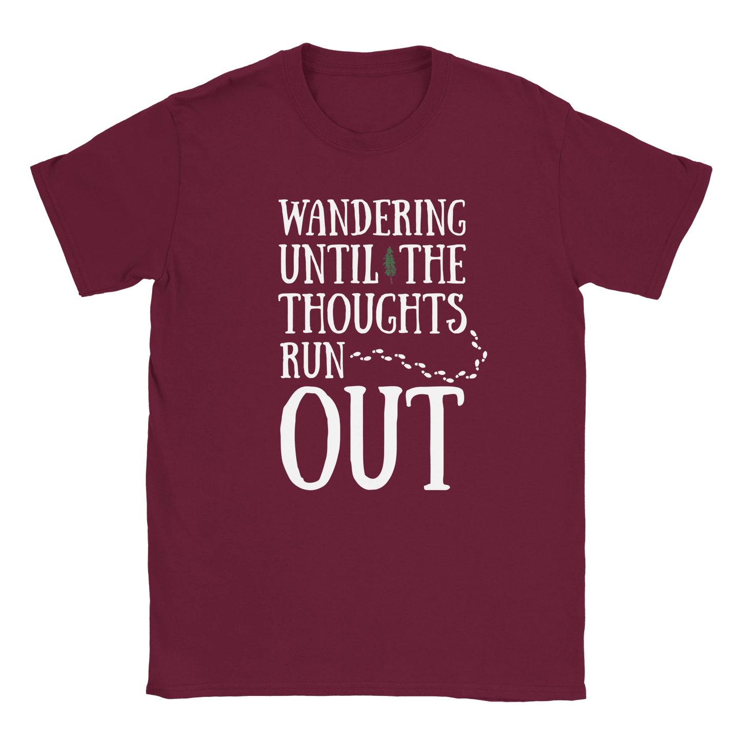 Wandering Until the Thoughts Run Out - T-shirt - Rather Be In Finland
