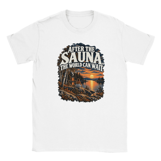 World Can Wait - Sauna - T-shirt - Rather Be In Finland